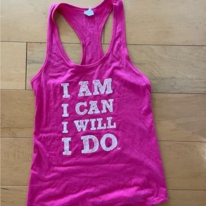 Size medium peloton workout tank pink